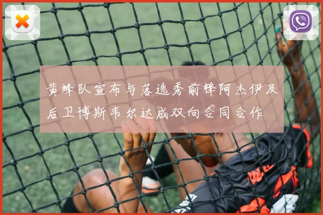黄蜂队宣布与落选秀前锋阿杰伊及后卫博斯韦尔达成双向合同合作
